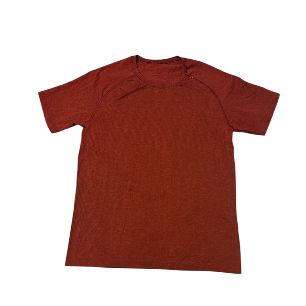 Lululemon Metal Vent Tech Surge Short Sleeve large Terracotta Warrior